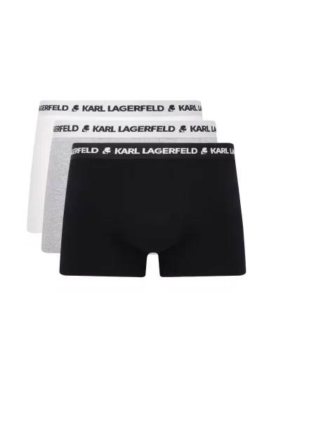 Karl Lagerfeld Boxeri gri / negru alb