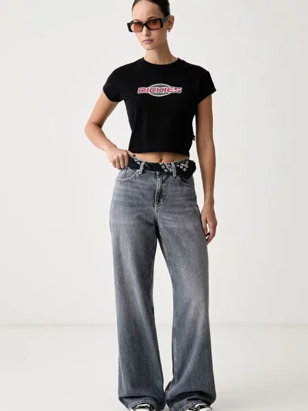 Dickies tričko dámske s elastanom čierna