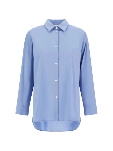 Cămașă Herno din poplin albastru