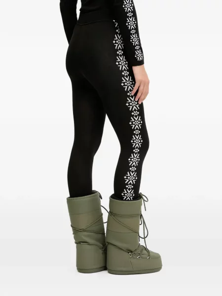 Leggings Newland cu imagine verde
