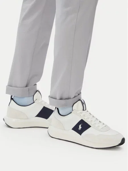 Polo Ralph Lauren Сникърси Train 89 Rib Sk Ltl бял