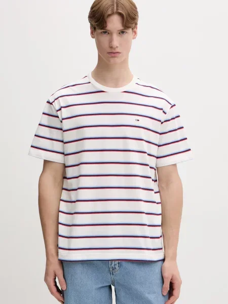 Tommy Jeans T-shirt ανδρικό λευκό