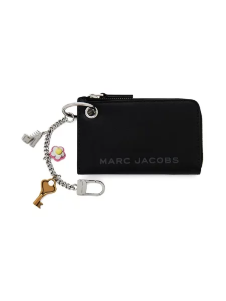 Portfel Marc Jacobs skórzany czarny