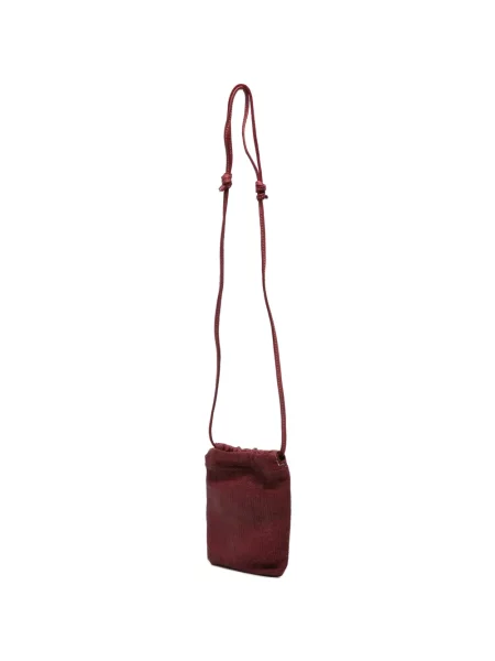 Bőr crossbody táska Caterina Lucchi piros