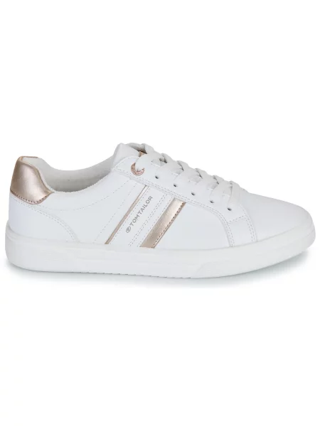 Sneakerși Tom Tailor alb