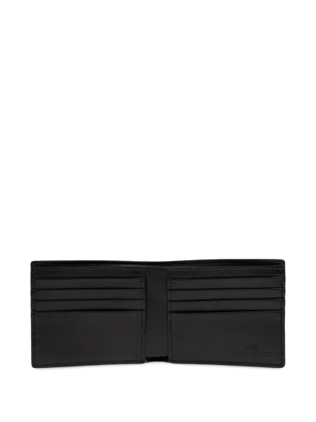 Portofel Etro cu model paisley negru