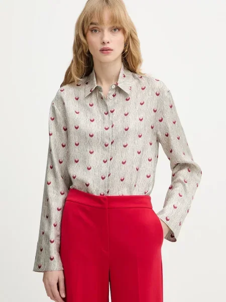 MM cămașă de mătase OSPITE bej