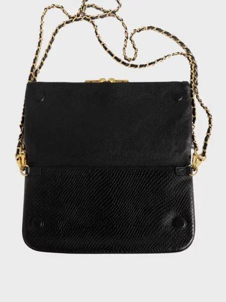 Шкіряний клатч Zadig&voltaire чорний