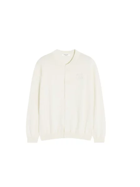 Haftowany sweter Maison Kitsune biały