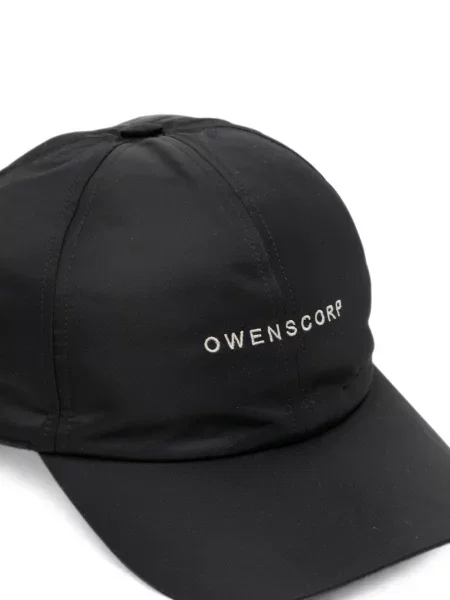 Șapcă Rick Owens cu broderie negru