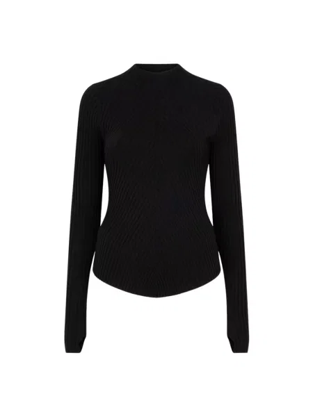 Sweter z golfem Ibana do golfa czarny