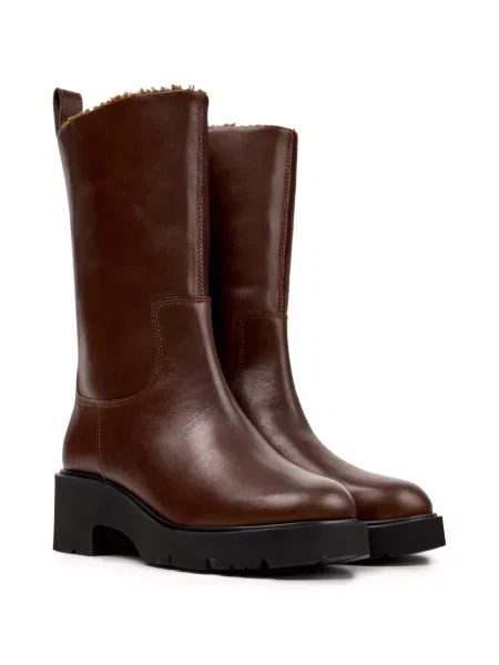 Botine Camper din piele maro