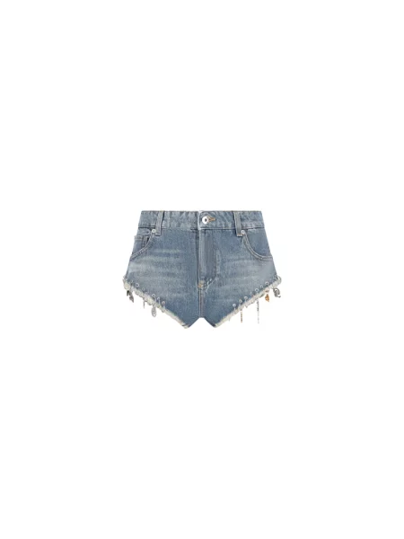 Szorty jeansowe Blumarine niebieskie