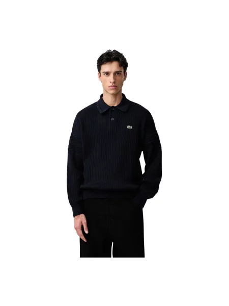 Sweter Lacoste niebieski