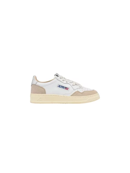 Sneakersy Autry zamszowe białe
