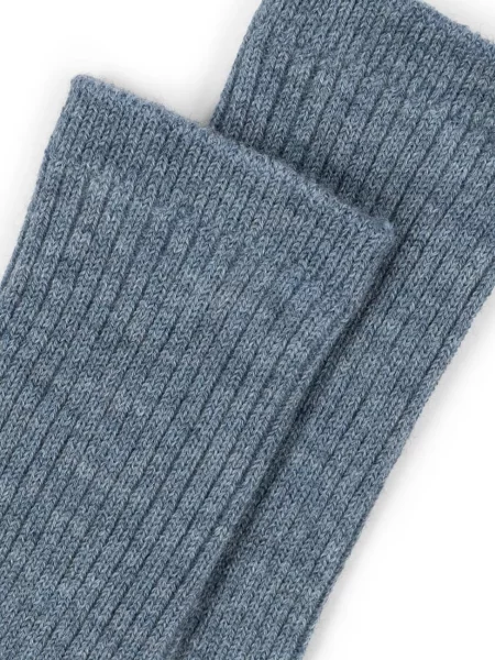Fanga Fontana Vlněné ponožky LANA LIGHT KNITTED SOCKS modré
