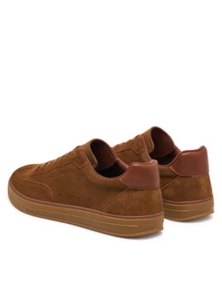 Tenisice Tommy Hilfiger Th Lo Lux Suede Sneaker smeđa