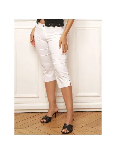 Pantaloni La Modeuse alb