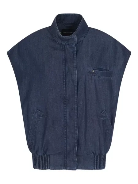 Vestă denim Giorgio Armani albastru
