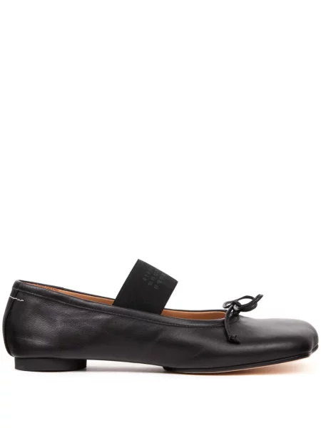 Balerini Mm6 Maison Margiela din piele negru
