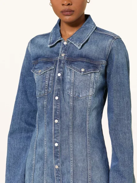 7 For All Mankind Džínové Šaty modrá