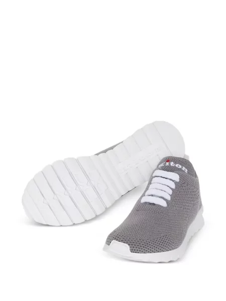 Sneakerși Kiton din cașmir gri