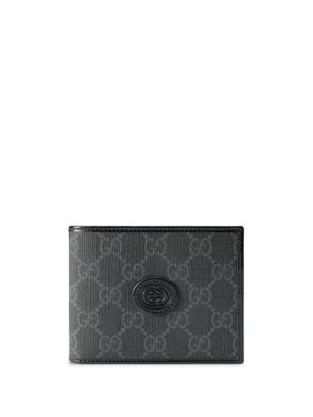 Portofel Gucci din canvas negru