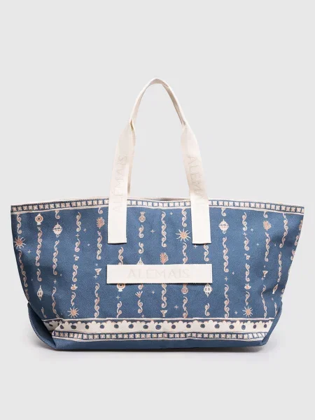 Шопер Acacia з візерунком Alemais синій