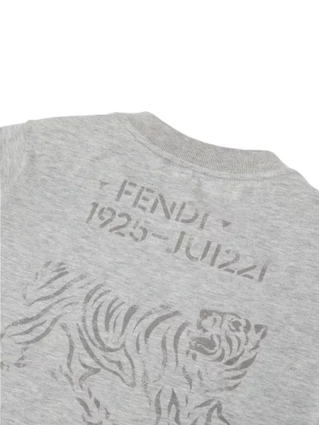 Koszulka dziecięca Fendi szara