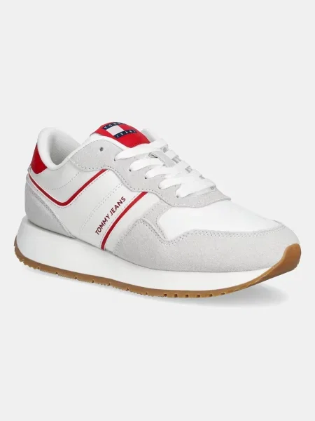 Tommy Jeans sneakers EVA RUNNER LIGHT femei rosu gri
