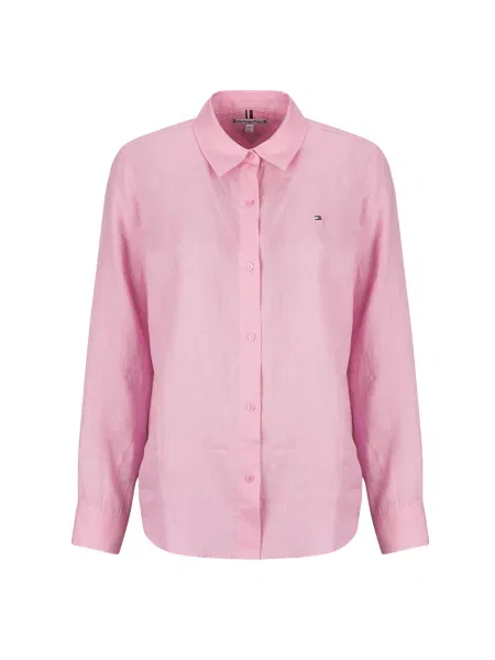 Cămașă Tommy Hilfiger de in roz