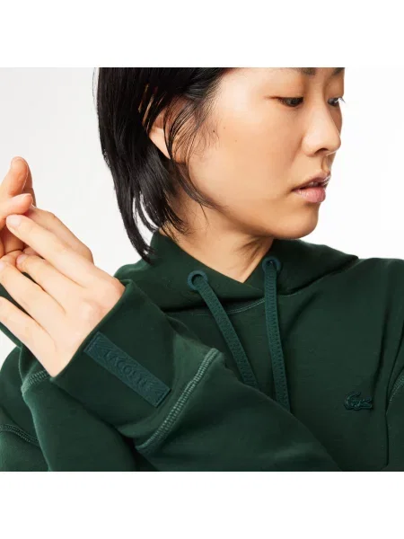 Lacoste Bluza Z Kapturem Lacoste zielona