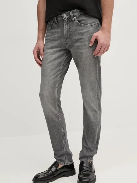 Дънки Calvin Klein Jeans сиво