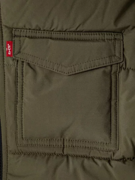 Levi's капитонирано яке за деца MEDIUM WEIGHT PUFFER зелено