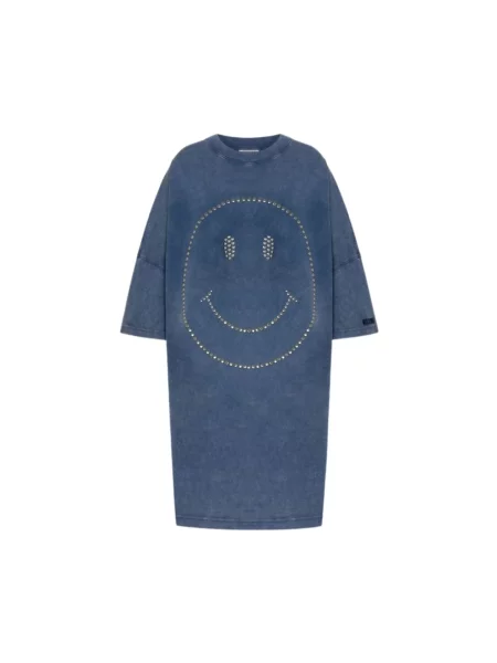 Sukienka Moschino garniturowa niebieska