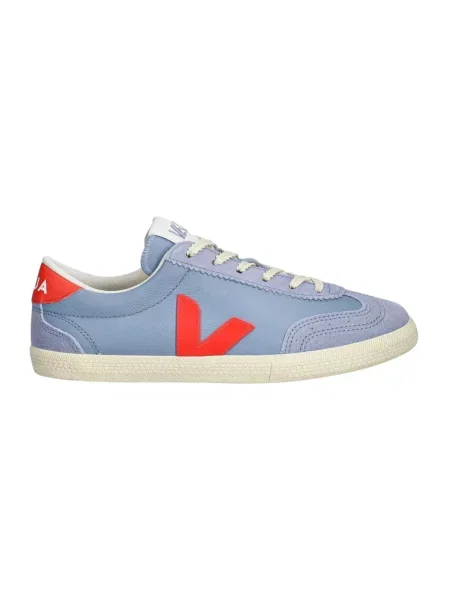 Sneakersy Veja Volley skórzane niebieskie