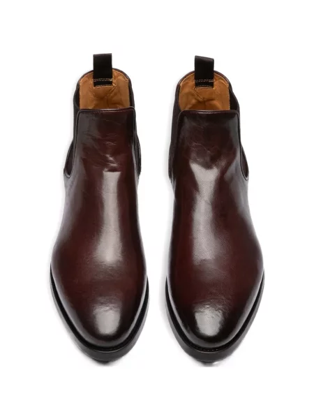 Botine Officine Creative din piele maro