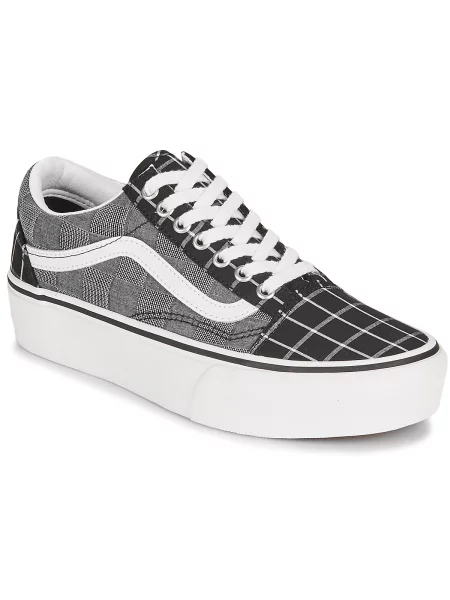 Platform talpú félcipő Vans szürke