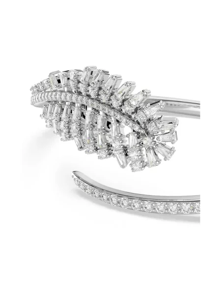 Swarovski bransoletka metalowa z cyrkonią VIENNA szara