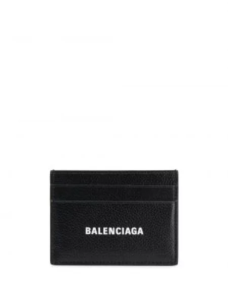 Portofel Balenciaga cu imagine negru