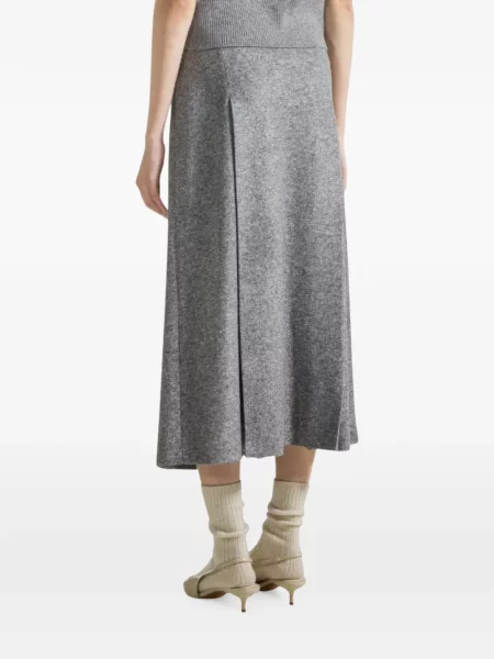 Fustă midi Seventy gri