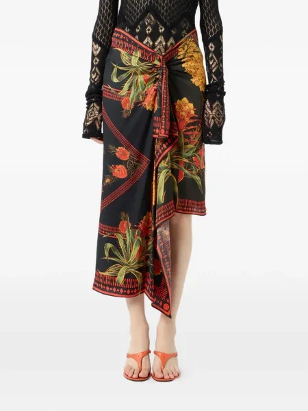 Fustă Blumarine cu imagine negru