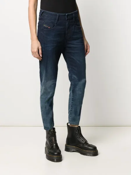 Skinny fit traperice Diesel visoki struk plava