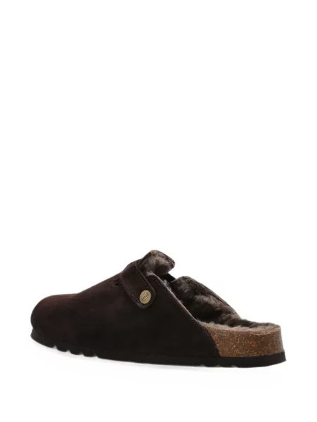 Papuci tip mules Scholl maro