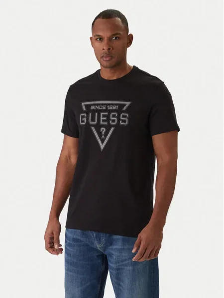 Тениска Guess черно