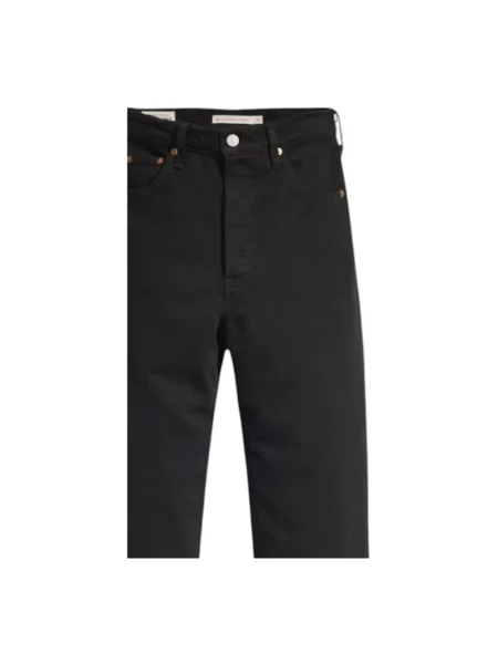 Levi's jeansy Ribcage high waist czarne