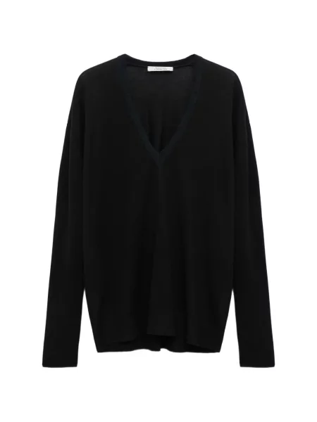 Pulover cu decolteu în v Dorothee Schumacher cu decolteu în V negru