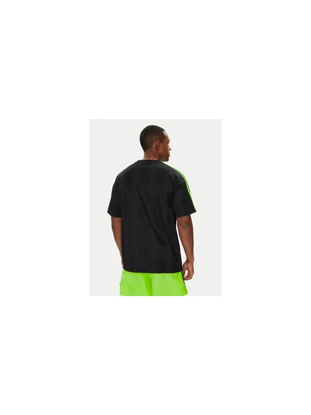 Póló adidas Adicolor Jacquard Jersey Black / Signal Green L fekete