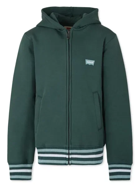 Bluza z kapturem dziecięca Levi's zielona