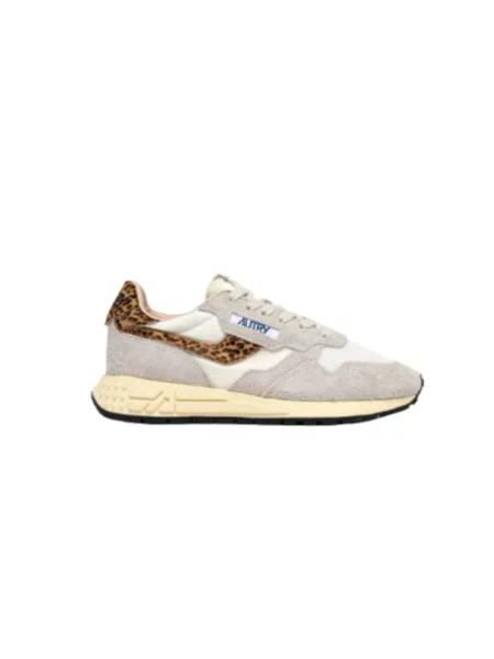 Sneakersy Autry brązowe